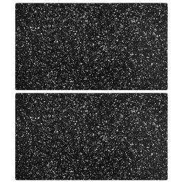 Virtuves Dēlīši, 2 Gab., Granīta Raksts, Rūdīts Stikls Vidaxl