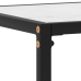 vidaXL konsoles galdiņš, balts, 80x35x75 cm, rūdīts stikls