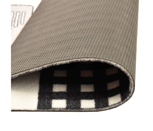 vidaXL virtuves paklājs, mazgājams, Cuisine apdruka, 60x180 cm