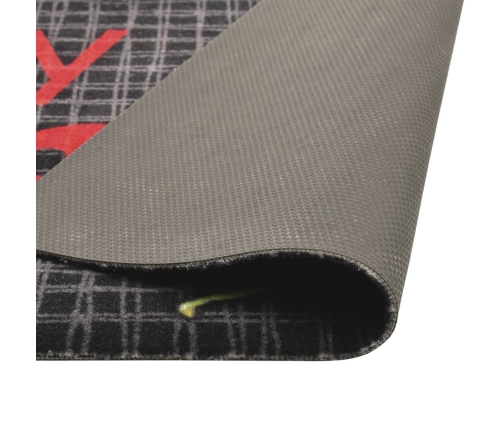 vidaXL virtuves paklājs, mazgājams, Hot&Spicy apdruka, 45x150 cm