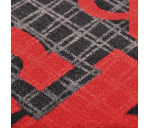 vidaXL virtuves paklājs, mazgājams, Hot&Spicy apdruka, 45x150 cm