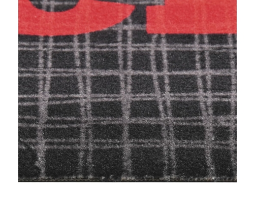 vidaXL virtuves paklājs, mazgājams, Hot&Spicy apdruka, 60x180 cm