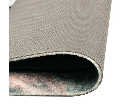 vidaXL virtuves paklājs, mazgājams, LOVE apdruka, 60x180 cm