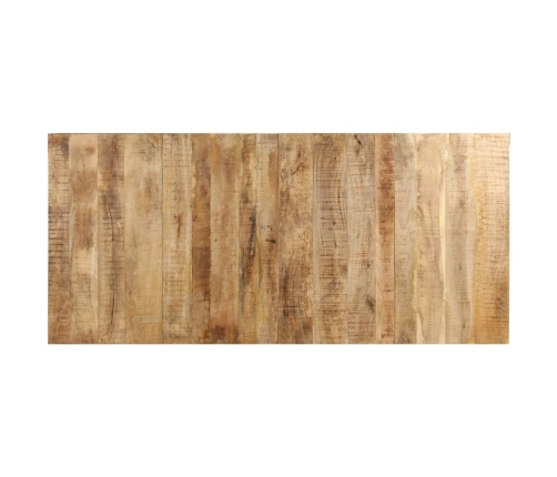 vidaXL virtuves galds, 220x100x76 cm, neapstrādāts mango koks