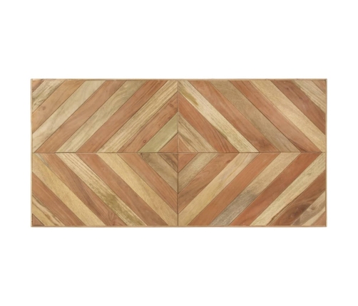 vidaXL virtuves galds, 120x60x76 cm, akācijas, mango masīvkoks