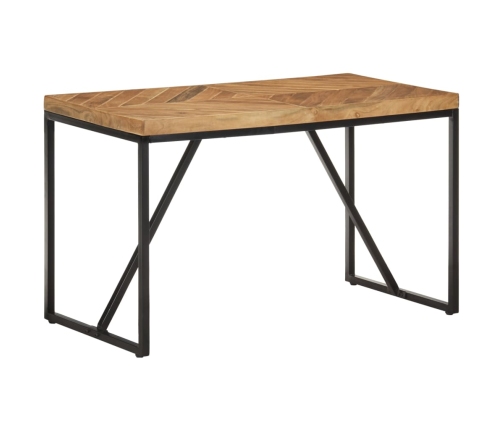 Virtuves Galds, 120X60X76 Cm, Akācijas Un Mango Masīvkoks Vidaxl