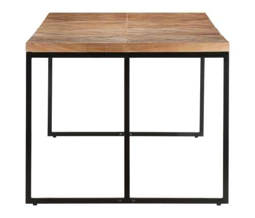 Virtuves Galds, 200X90X76 Cm, Akācijas, Mango Masīvkoks Vidaxl