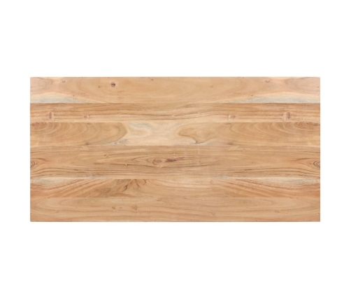 vidaXL virtuves galds, 120x60x76 cm, akācijas masīvkoks