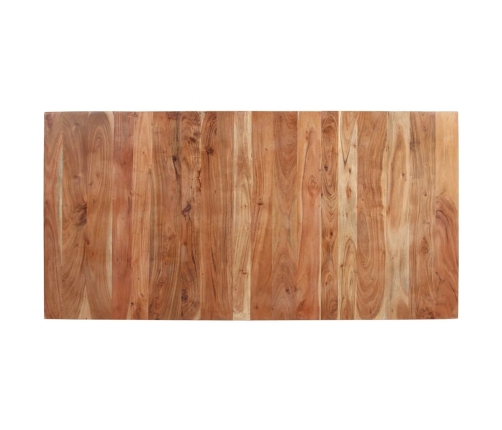 vidaXL virtuves galds, 160x80x76 cm, akācijas masīvkoks