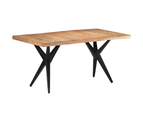 vidaXL virtuves galds, 160x80x76 cm, akācijas masīvkoks