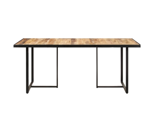 vidaXL virtuves galds, 160 cm, neapstrādāts mango koks