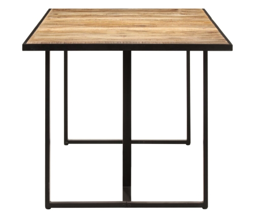 vidaXL virtuves galds, 160 cm, neapstrādāts mango koks