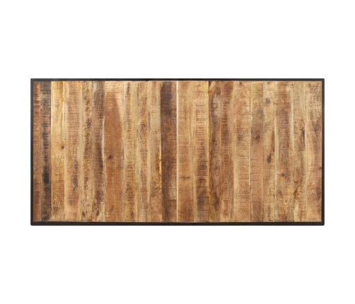 vidaXL virtuves galds, 160 cm, neapstrādāts mango koks