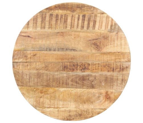 vidaXL virtuves galds, 80 cm, neapstrādāts mango koks