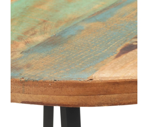 vidaXL virtuves galds, 80 cm, pārstrādāts masīvkoks