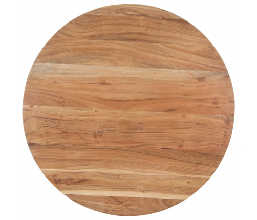 vidaXL virtuves galds, 80 cm, akācijas masīvkoks