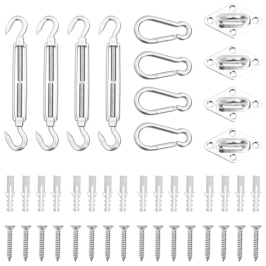 12-Daļīgs Saulessarga Stiprinājumu Komplekts, Tērauds Vidaxl