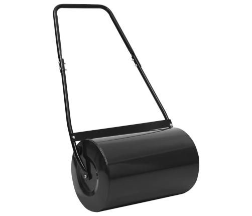 vidaXL zālāja rullis, melns, 63 cm, 50 L