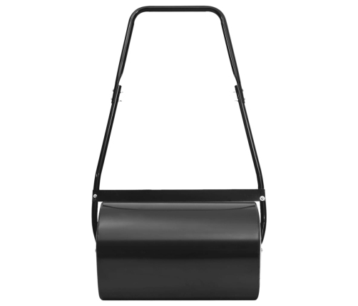 vidaXL zālāja rullis, melns, 63 cm, 50 L