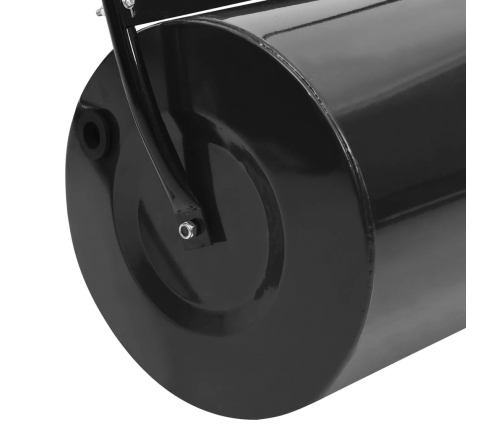 vidaXL zālāja rullis, melns, 63 cm, 50 L