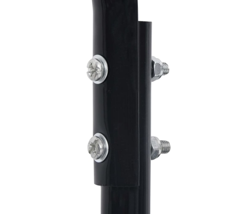 vidaXL zālāja rullis, melns, 63 cm, 50 L