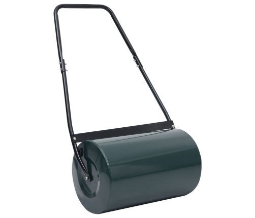 vidaXL zālāja rullis, zaļš un melns, 63 cm, 50 L