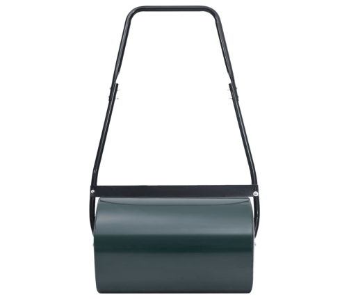 vidaXL zālāja rullis, zaļš un melns, 63 cm, 50 L