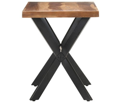 vidaXL virtuves galds, 120x60x75 cm, masīvkoks ar medus apdari