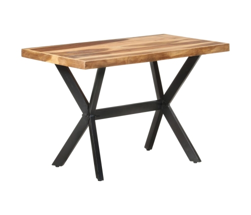 vidaXL virtuves galds, 120x60x75 cm, masīvkoks ar medus apdari