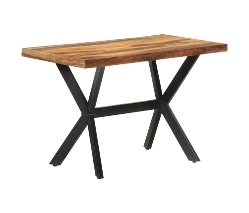 vidaXL virtuves galds, 120x60x75 cm, masīvkoks ar medus apdari