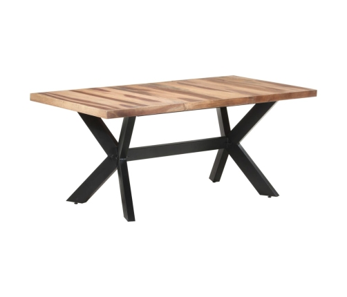 vidaXL virtuves galds, 180x90x75 cm, masīvkoks ar medus apdari