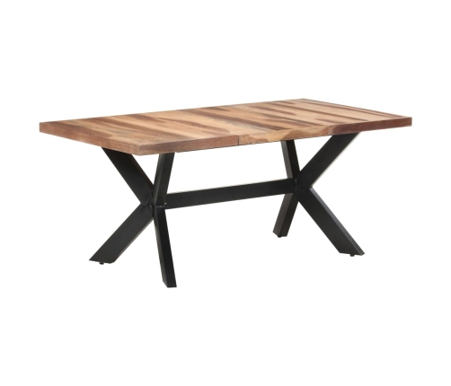 vidaXL virtuves galds, 180x90x75 cm, masīvkoks ar medus apdari