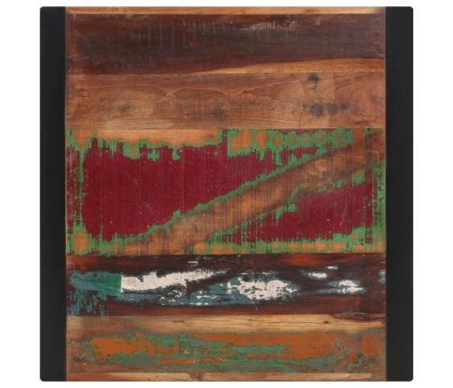 vidaXL virtuves galds, 70x70x75 cm, pārstrādāts masīvkoks