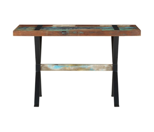 vidaXL virtuves galds, 120x60x76 cm, pārstrādāts masīvkoks