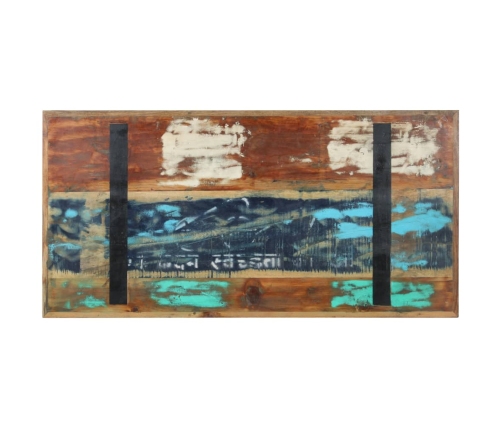 vidaXL virtuves galds, 120x60x76 cm, pārstrādāts masīvkoks