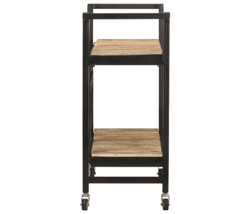 vidaXL virtuves ratiņi, 87x36x81 cm, mango masīvkoks