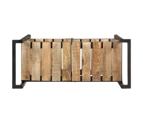 vidaXL virtuves ratiņi, 87x36x81 cm, mango masīvkoks