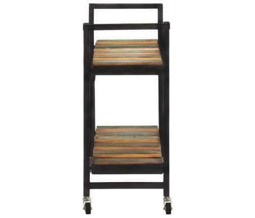 vidaXL virtuves ratiņi, 87x36x81 cm, pārstrādāts masīvkoks