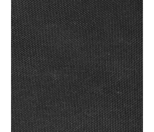 vidaXL saulessargs, 5x6x6 m, trijstūra forma, antracītpelēks audums