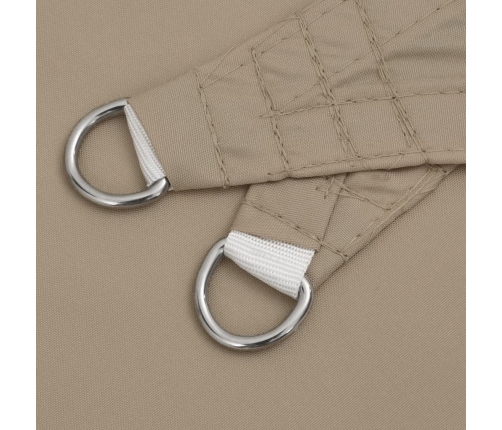 vidaXL saulessargs, taisnstūra, 2,5x4,5 m, pelēkbrūns oksforda audums