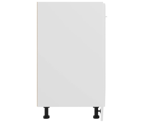 vidaXL virtuves skapītis, balts, 60x46x81,5 cm, inženierijas koks