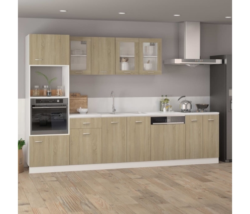 Virtuves Skapītis Ozolkoka Krāsa 60X46X81,5Cm Inženierijas Koks Vidaxl