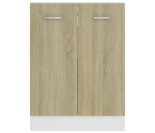 Virtuves Skapītis Ozolkoka Krāsa 60X46X81,5Cm Inženierijas Koks Vidaxl