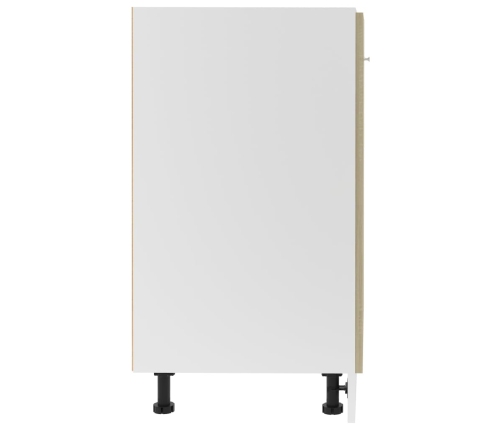 Virtuves Skapītis Ozolkoka Krāsa 60X46X81,5Cm Inženierijas Koks Vidaxl