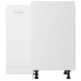 vidaXL virtuves stūra skapītis, balts, 75,5x75,5x80,5 cm