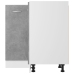 vidaXL virtuves stūra skapītis, betona pelēks, 75,5x75,5x80,5 cm