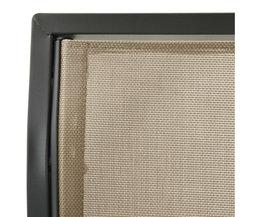 vidaXL dārza šūpuļdīvāns ar jumtiņu, antracītpelēkā un smilšu krāsā