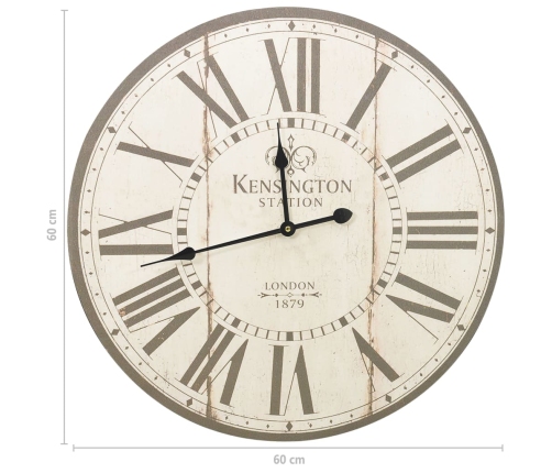 Vintāžas Sienas Pulkstenis, Londona, 60 Cm Vidaxl