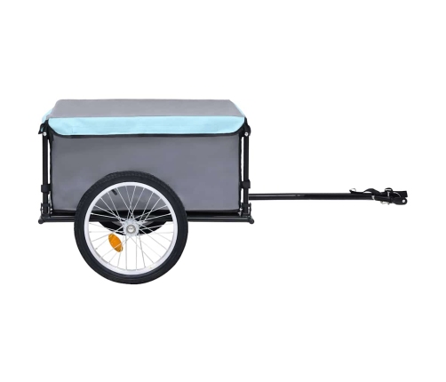 Velosipēda Piekabe, 65 Kg, Melna Ar Zilu Vidaxl