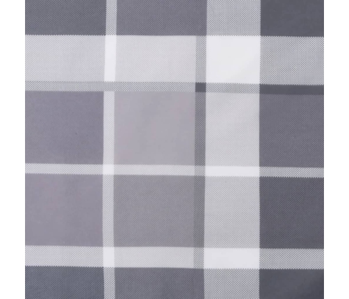 vidaXL dārza krēslu spilveni, 6 gab., pelēki četrstūri, 120x50x3 cm